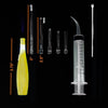 Longer Tips 2 Sets Tonsil Stone Remover Kit w/LED Tool, Irrigation Syringe & Stainless Tonsil Pick