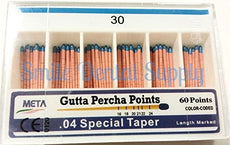 META Gutta PERCHA Points .04 Special Taper #30 (60pts/1pk)