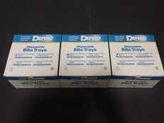 Dental Bite Registration Disposable Impression Trays (3 boxes) (ANTERIOR TRAY 105 pcs) (BT-1001)