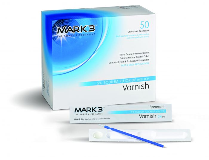 Varnish 5% Sodium Fluoride w/ TCP 50 Box - Mark3