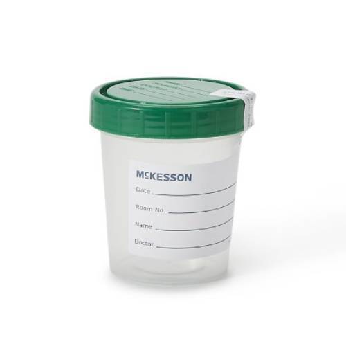 Specimen Container Sample Bottle Leak-Resistant Cap Sterile Disposable 120ml