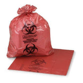 Biohazard Bag for Infectious Waste Trash Bin Liners Tear Resistant 250 x 15 gal